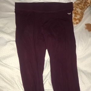 Maroon Victoria secret legging
